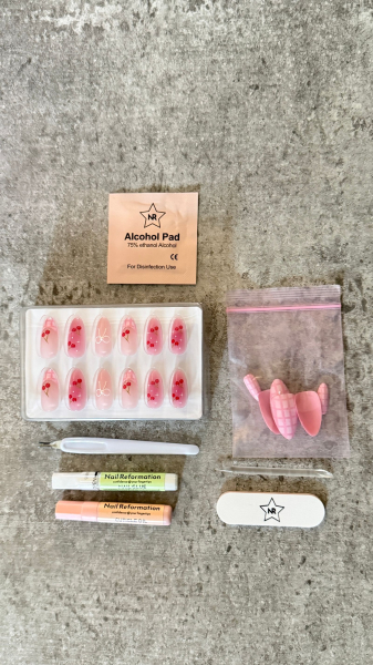 The Nail Reformation PressO Nails displayed flat on the counter